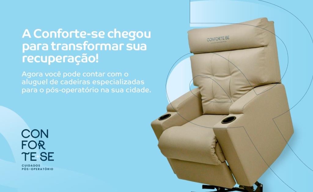 Poltronas para locação de pós operatório em Betim garantem conforto e segurança na recuperação